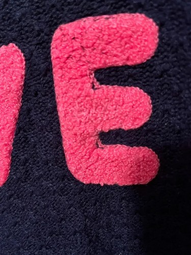 SO Authentic American Heritage Girls Shirt 12 Love Blue Long Sleeve Knit Heart - Picture 8 of 8