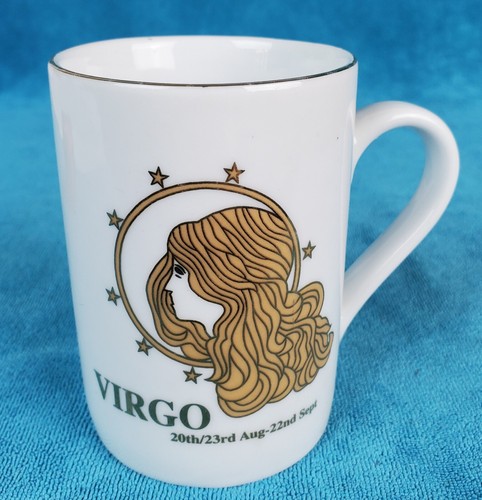 VIRGO Star Sign Mug Porcelain Astrology Zodiac Coffee Cup - Picture 3 of 10