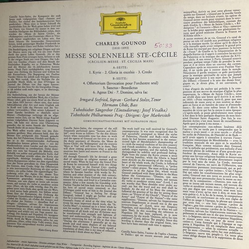 Gounod - St. Cecilia Mass • Markevitch • NM VINYL WHITE LABEL PROMO IMPORT 1966 - Picture 2 of 24