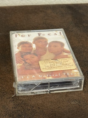 1994 VTG FOR REAL IT'S A NATURAL THING R&B CASSETTE SEALED w/ HYPE STICKER!!! - Picture 5 of 6