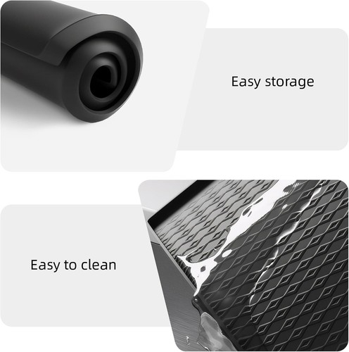 Bandeja de goteo para lavadora - 60×60 CM alfombrilla de silicona multifunción refrigerador - Imagen 3 de 7