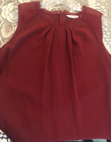 NWT SOFT SURROUNDINGS Teagan Tank Tunic Sz XL Sleeveless Top Morrocan Red - Picture 11 of 11