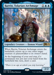 Barrin, Tolarian Archmage - Foil x1 - Magic Core Set 2021 - NM-Mint, English - M
