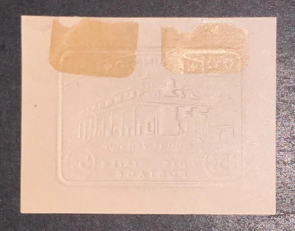 Travelstamps: US Stamps Cut Square Scott #U528 Mount Vernon Mint Hinged - Image 4 of 4