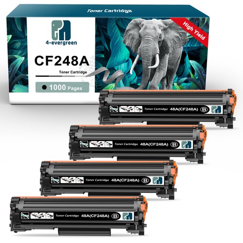 4x Toner Cartridges Compatible for HP 48A CF248A LaserJet Pro M15w M15a MFP M29W - Picture 1 of 6