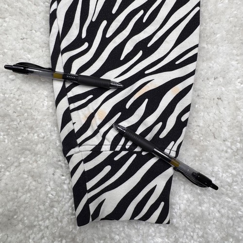 Cabi ATC Zebra Jogger Pants Womens Medium FLAWS - Picture 4 of 10