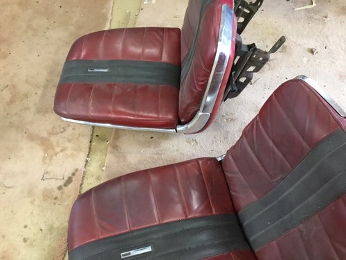 1964-1966 Ford Galaxie Front Bucket Seats Park Lane Thunderbird T-Bird OE - Picture 7 of 19