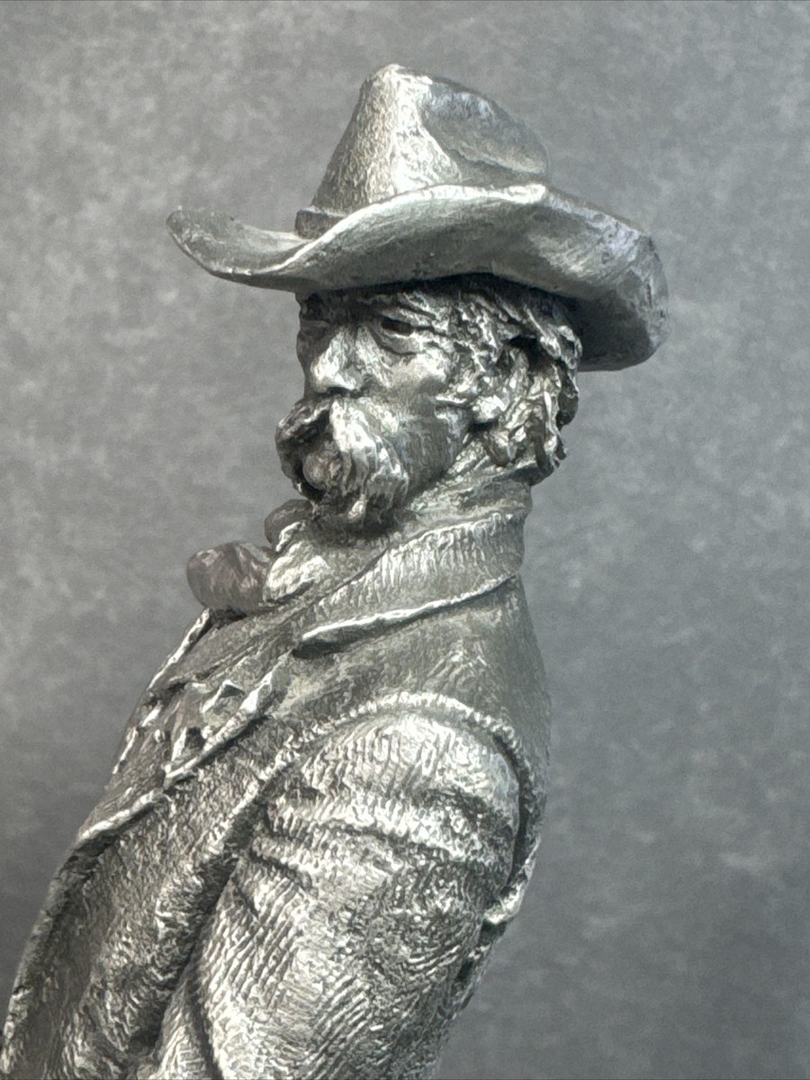 Jim Ponter “THE LAWMAN” Pewter Sculpture Franklin Mint 1982