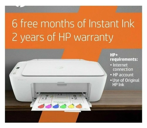 New HP 2734e (2742e) All In One Wireless Printer-Copy-Scan+Free SetupINK
