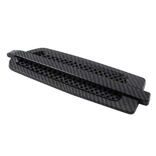 2Pcs Carbon Fiber Car Side Air Flow Vent Fender Cover Hole Decoration Sticker - Picture 12 of 12