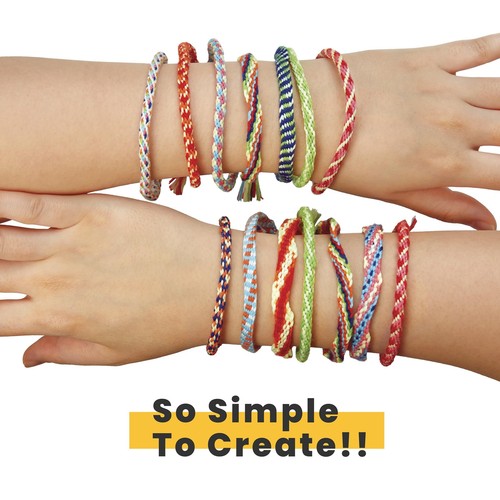 Kit Creazione Braccialetti Amicizia 4M Glow in The Dark (Multicolore) - Foto 5 di 8