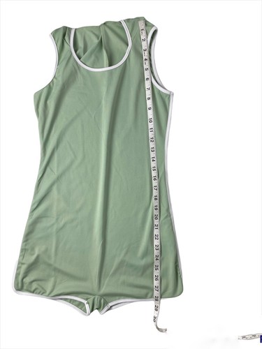 Shein Green Contrast Trim Hooded Romper Size M - Picture 7 of 10