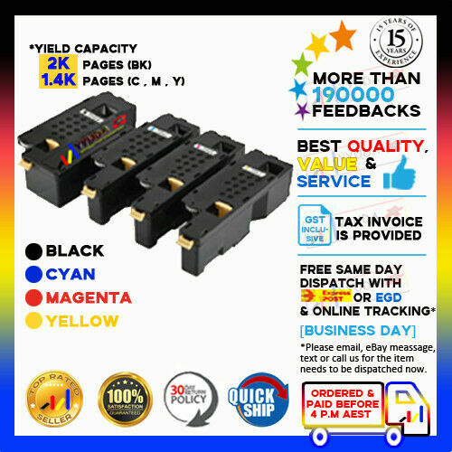 2x 4x 6x 8x Toner for Fuji Xerox DocuPrint CP115w CP116w CP225w CM115w CM225fw - Picture 9 of 12