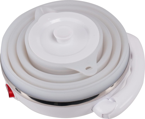 Travel Kettle Collapsible Electric Kettle Dual Voltage 600ml Food Grade Silicone - Picture 6 of 12
