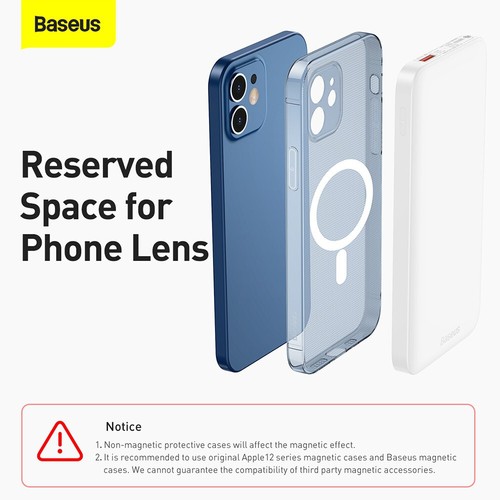Baseus Magnetic Wireless Fast Charging Power Bank 10000mAh 20W PPCX010202 - Picture 5 of 10
