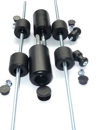 APRILIA RSV4-RF 2015-2019 CRASH MUSHROOMS SLIDERS BUNGS FULL SET 8 BOBBINS s2zi - Picture 5 of 12