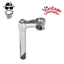 GENUINE VINTAGE ORIGINAL LOWRIDER STEEL STEM (SIZE 22.2MM) W/ 2 BOLT KP-3 CHROME