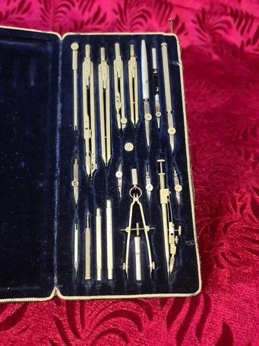 JUEGO DE INSTRUMENTOS DE DIBUJO DE COLECCIÓN, - Imagen 14 de 20