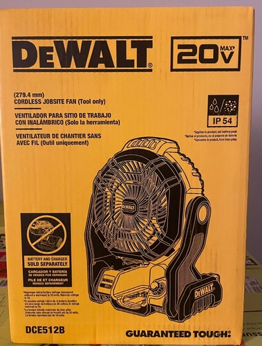 DEWALT Jobsite Fan (DCE512B) 20V MAX (Tool Only)