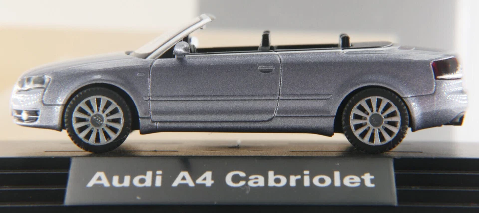 Wiking 1:87 Werbemodell A.S.S PKW Audi A4 Cabriolet Silber Metallic 2005 OVP MiB