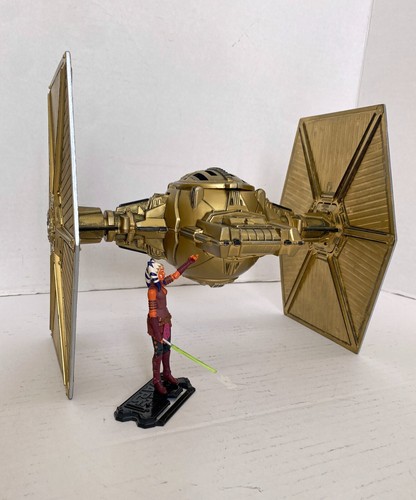 Star Wars Andor Tie Fighter Interceptor Vintage Collectible Crimson Empire - Picture 15 of 24
