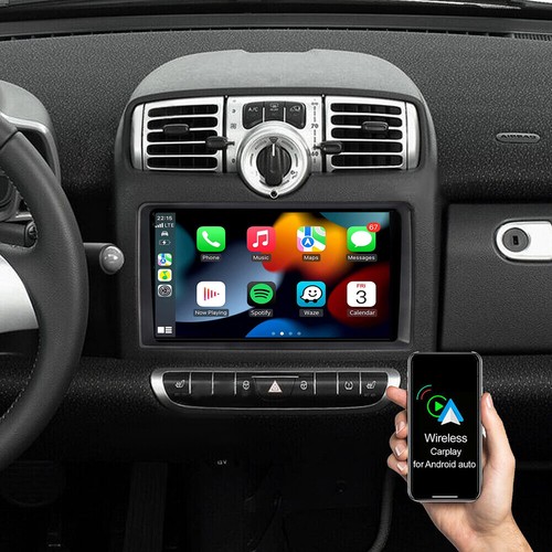 2+32GB Android 13 Autoradio Für Smart Fortwo 451 2005-2010 Mit GPS Navi WIFI RDS - Bild 3 von 15