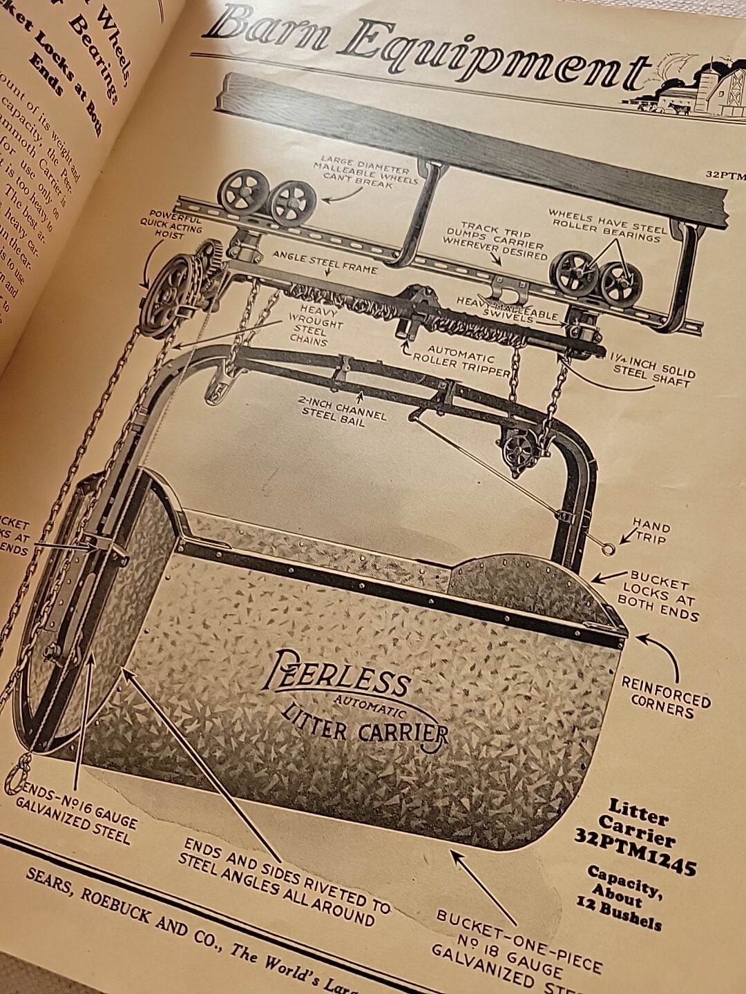 Vintage 1935 Sears Roebuck Peerless Dairy Equipment Catalog สถานี