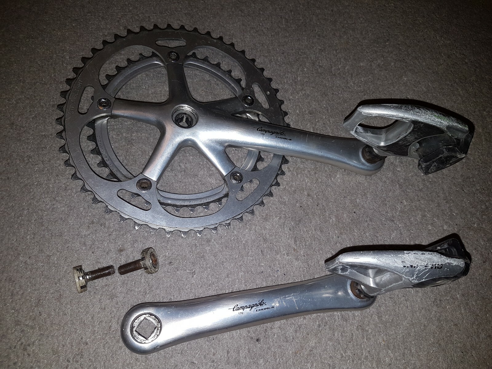 Campagnolo Chorus 8 8 8 o 9 velocità pedaliera in 170mm manovella SHIMANO SPD SQUARE TAPER f1262e Campagnolo Chorus 8 8 8 o 9 velocità pedaliera in 170mm manovella SHIMANO SPD SQUARE TAPER f1262e