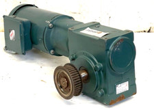 BALDOR RELIANCE SUPER-E MOTOR VEUHM3558T W/TIGEAR 2 GEAR REDUCER 30S15R