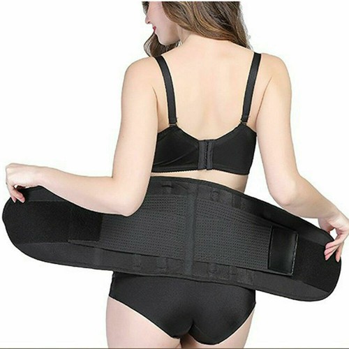 Women Waist Trainer Corset Trimmer Sweat Belt Shapewear Gym Sports Body Shaper - Picture 6 of 13