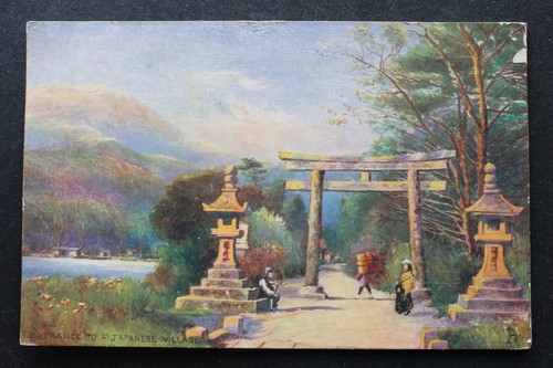 Ludlow, Salop 1905 479 Duplex postmark on a Japanese postcard to Sankey, Spring - Picture 3 of 3