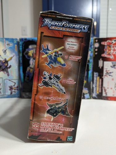 Transformers Universe, Stockade & Magna Stampede W/ Prowl & Terradive, 2004, New - Picture 4 of 6