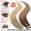thumbnail 3  - CLEARANCE 100G THICK Tape In Remy Human Hair Extensions Skin Weft FULL HEAD Grey