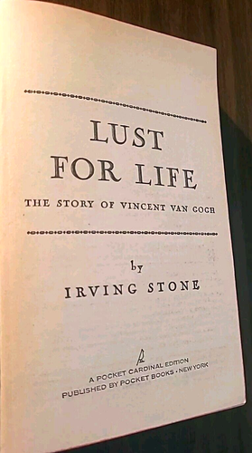 Lust for Life (Vincent Van Gogh Novel) by Irving Stone (1968, Paperback) VTG - Picture 3 of 8