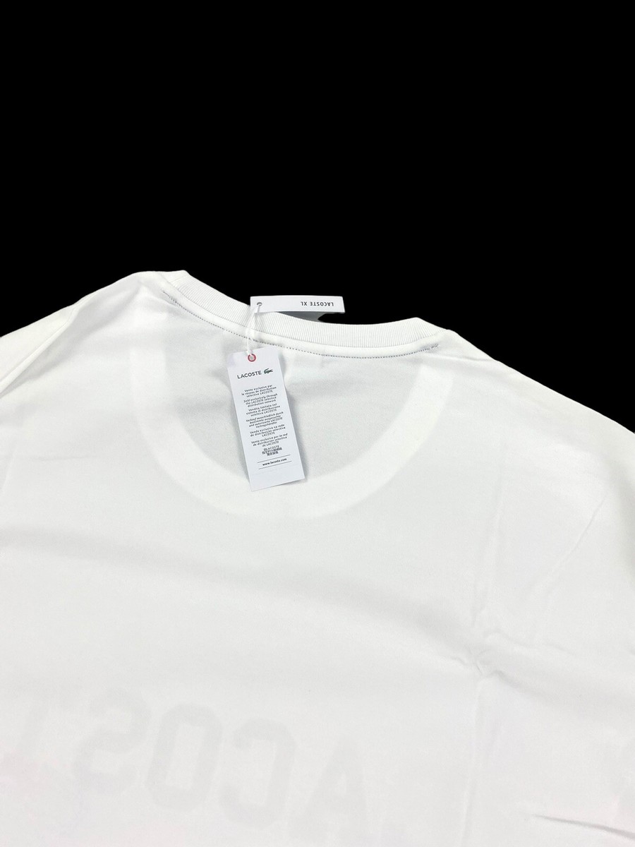 LACOSTE ホワイト Tシャツ US XL Lacoste Long Sleeved T Shirt White | Mainline Menswear