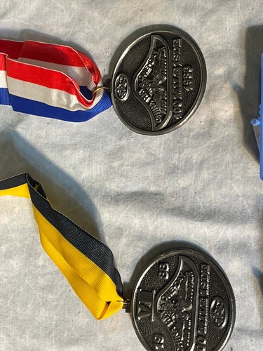 Lobos Motor Cycle Club Race Medals China Hat One-Day 100 Mile 1986 1988 ISDE - Bild 10 von 12