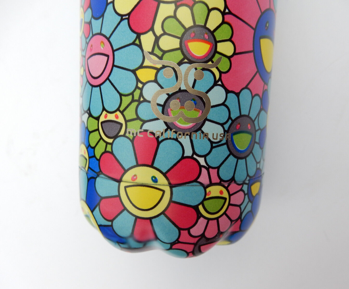 RARE NEW Takashi Murakami Flowers Smiley Faces mc California 500ml