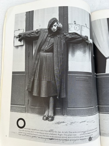 Kenzo Chloe Bis Rykiel Miyake Pret-A-Porter Winter Woolflash Catalog Paris 1974 - Foto 6 di 21
