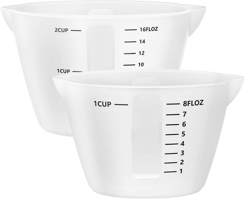 Gartful 500Ml & 250Ml Large Silicone Measuring Cups, Resin Mixing Cups for Epoxy - Picture 9 of 12