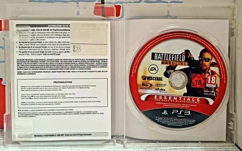 BATTLEFIELD HARDLINE PS3 PLAYSTATION 3 ESSENTIALS ITA SPARATUTTO COMPLETO OTTIMO - Imagen 3 de 3