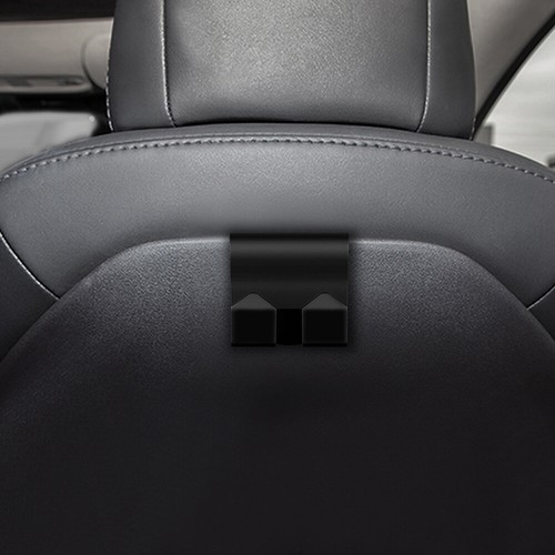 1x Black Car Seat Headrest Hook Hanger Holder Accessories For Tesla Model 3 Y - Bild 7 von 10