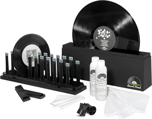 Vinyl Record Cleaning Machine Cleaner Kit Washer With Cleaning Care Solution NEW