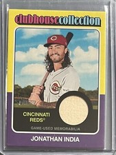 2024 Topps Heritage Clubhouse Collection Relic Jonathan India #CCR-JI Reds