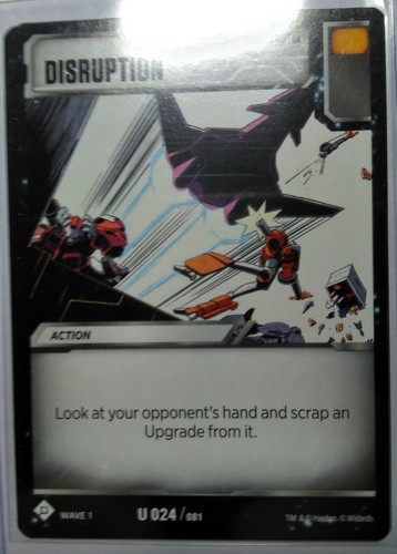 TRANSFORMERS BASE TCG CCG Disrupción 024 LOTE REGULAR X 2 - Imagen 2 de 2