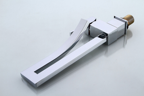 13.6 inch Chrome 360° Swivel Kitchen Sink Mixer Faucet Single Handle Hole Taps - Picture 4 of 9