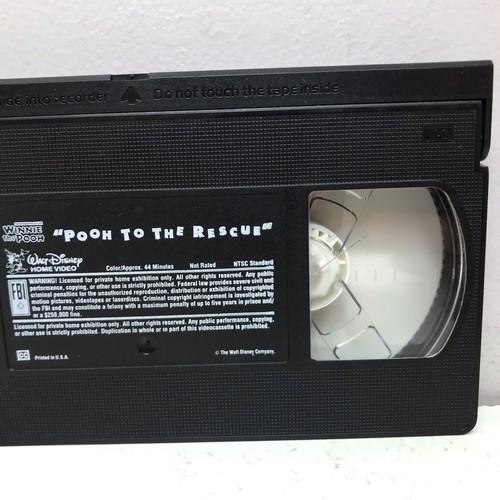 New Adventures of Winnie the Pooh VHS Disney Video Tape Only Pooh to the Rescue - Picture 4 of 12