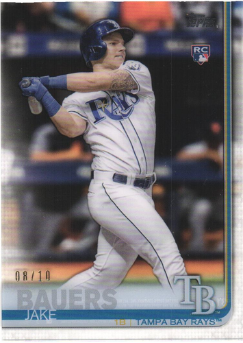 Jake Bauers (RC) 2019 Topps #311 Short Print /10 Clear Parallel