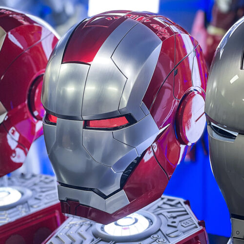 Mark 5 Iron Man 1:1 MK5 Wearable Helmet Remote Control Voice Touch Mask US STOCK - 第 1/12 張圖片