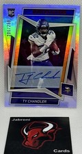 2022 Panini Rookies & Stars TY CHANDLER Silver Prizm Auto /299 Rookie #151 RC