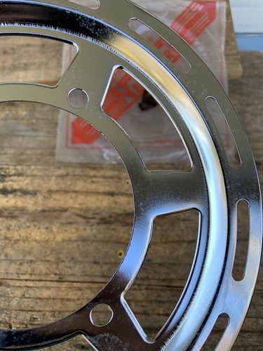 NOS Chrome Nervar Deep Dish 52t Chain Ring Protector,Guard Road Bike Tour-France - Picture 3 of 8